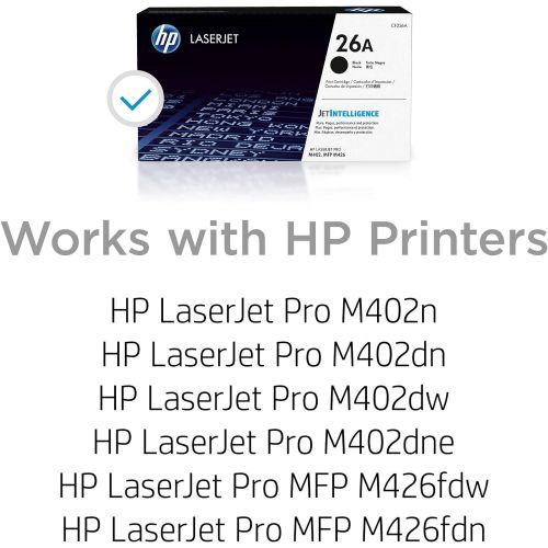 에이치피 [아마존베스트]HP 26A (CF226A) Black Toner Cartridge for HP LaserJet Pro M402 M426