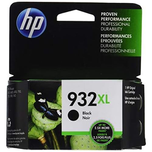 에이치피 [아마존베스트]HP 932XL Black Ink Cartridge, (CN053AN) for HP Officejet 6100 6600 6700 7110 7510 7610 7612