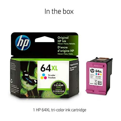 에이치피 [아마존베스트]HP 64XL Tri-Color Ink Cartridge (N9J91AN) for HP ENVY Photo 6252 6255 6258 7155 7158 7164 7855 7858 7864 HP ENVY 5542