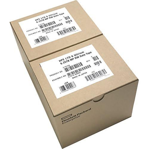 에이치피 [아마존베스트]10-Pack HPE LTO 6 Ultrium C7976A (2.5/6.25 TB) Data Cartridge