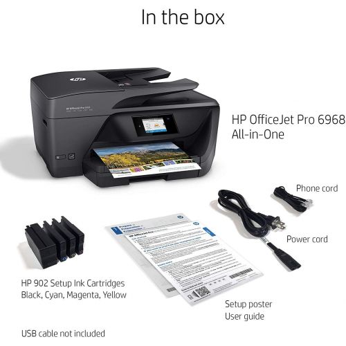 에이치피 [아마존베스트]HP OfficeJet Pro 6968 All-in-One Wireless Printer, HP Instant Ink & Amazon Dash Replenishment ready (T0F28A)