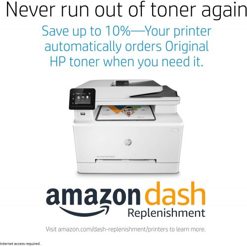 에이치피 [아마존베스트]HP LaserJet Pro M281fdw All in One Wireless Color Laser Printer, Amazon Dash Replenishment ready (T6B82A)