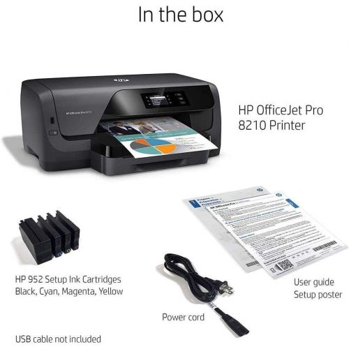 에이치피 [아마존베스트]HP OfficeJet Pro 8210 Wireless Color Printer, HP Instant Ink & Amazon Dash Replenishment ready (D9L64A)