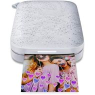 HP Sprocket Portable Photo Printer (2nd Edition)  Instantly Print 2x3 Sticky-Backed Photos from Your Phone  [Luna Pearl] [1AS85A]