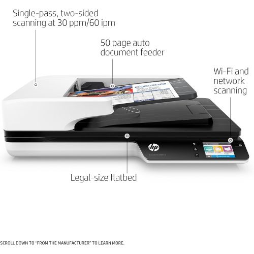 에이치피 HP ScanJet Pro 4500 fn1 Network OCR Scanner