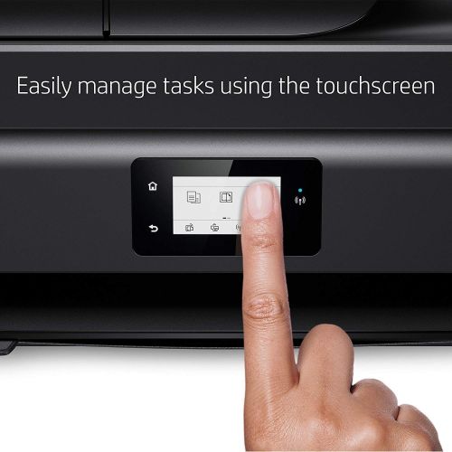 에이치피 HP OfficeJet 5255 Wireless All-in-One Printer, HP Instant Ink & Amazon Dash Replenishment Ready (M2U75A), Black