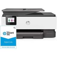 [아마존베스트]HP OfficeJet Pro 8025 All-in-One Wireless Printer (1KR57A) and Instant Ink $5 Prepaid Code