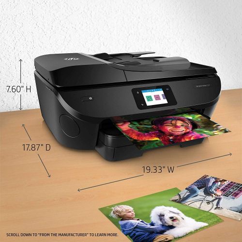 에이치피 HP ENVY Photo 7855 All in One Photo Printer with Wireless Printing, HP Instant Ink & Amazon Dash Replenishment ready (K7R96A)