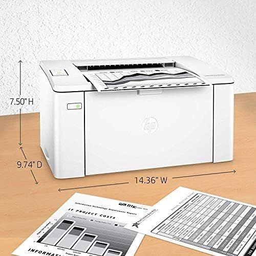 에이치피 HP LaserJet Pro M102w Wireless Laser Printer, Amazon Dash Replenishment ready (G3Q35A). Replaces HP P1102 Laser Printer, White