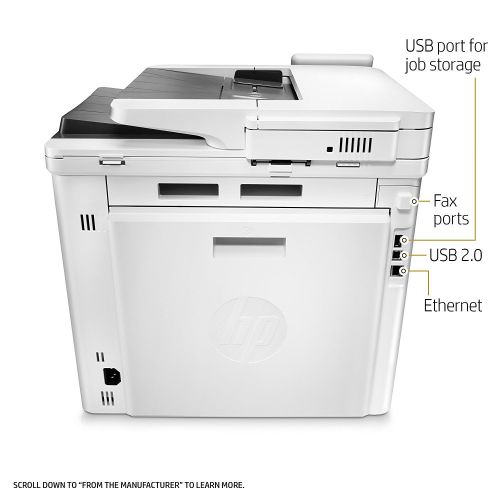 에이치피 HP LaserJet Pro M477fdw All-in-One Wireless Color Laser Printer with Double-Sided Printing, Amazon Dash Replenishment ready (CF379A)