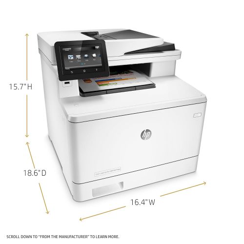 에이치피 HP LaserJet Pro M477fdw All-in-One Wireless Color Laser Printer with Double-Sided Printing, Amazon Dash Replenishment ready (CF379A)