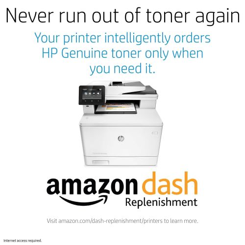 에이치피 HP LaserJet Pro M477fdw All-in-One Wireless Color Laser Printer with Double-Sided Printing, Amazon Dash Replenishment ready (CF379A)