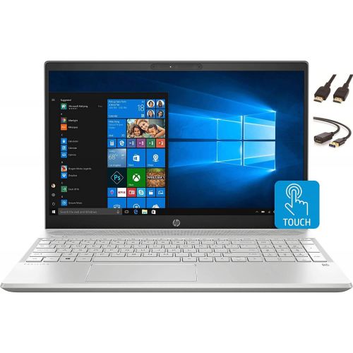 에이치피 2020 HP 15.6 FHD Touchscreen Laptop Computer, 10th Gen Intel Quad Core i5-1035G1 up to 3.6GHz, 802.11ac WiFi, HDMI, Windows 10 + CUE Accessories (16GB DDR4 1TB SSD)