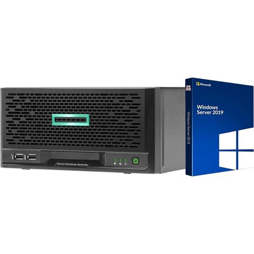 에이치피 HP MicroServer Gen10 Plus Mini Tower Server, Intel Xeon E-2224 3.4GHz, 32GB RAM, 16TB Storage, RAID, Windows Server 2019