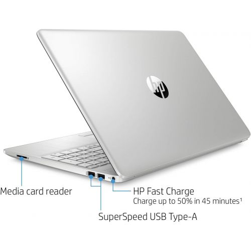 에이치피 2021 HP Flagship 15.6” HD Laptop Computer, AMD Ryzen 3 3250U up to 3.5GHz (Beat Intel i5 7200U), 8GB RAM, 128GB SSD+1TB HDD, HD Webcam, Remote Work,WiFi, Bluetooth 4.2, HDMI, Win10