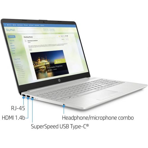 에이치피 2021 HP Flagship 15.6” HD Laptop Computer, AMD Ryzen 3 3250U up to 3.5GHz (Beat Intel i5 7200U), 8GB RAM, 128GB SSD+1TB HDD, HD Webcam, Remote Work,WiFi, Bluetooth 4.2, HDMI, Win10