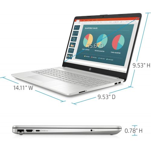 에이치피 HP 15 Windows 10 Pro Business Laptop, 15.6 FHD IPS Micro Edge Anti Glare, Intel i3 1115G4 up to 4.1GHz (Beat i5 8365U), 32GB DDR4 RAM, 1TB PCIe SSD, AC WiFi, Bluetooth 4.2, Webcam,
