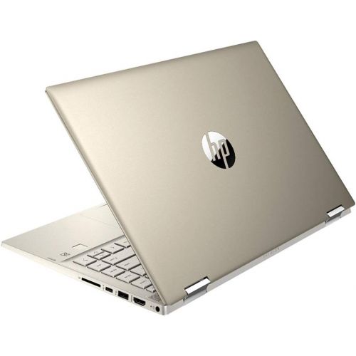 에이치피 2020 HP Pavilion x360 2 in 1 14 FHD Touchscreen Laptop Computer, Intel Core i5 1035G1, 16GB RAM, 512GB PCIe SSD, Backlit KB, Intel Graphics, B&O Audio, HD Webcam, Win 10, Gold, 32G