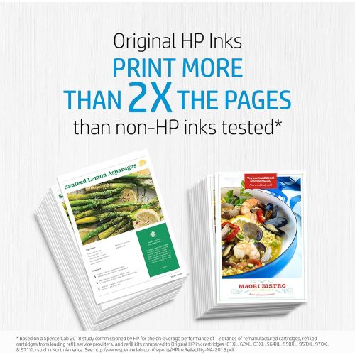 에이치피 HP 970XL Black Ink + HP Professional Business Paper, Glossy, Inkjet, 11x17, 150 sheets