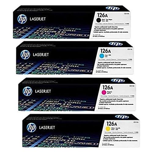 에이치피 HP 126A (CE310A) Black and (CF341A) Cyan, Magenta, Yellow Original Toner Cartridge Set