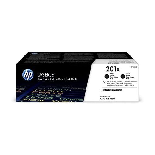 에이치피 HP 201X | CF400XD | 2 Toner Cartridges | Black | High Yield