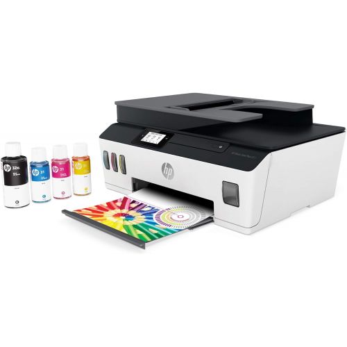 에이치피 HP Smart -Tank Plus 651 Wireless All-in-One Ink -Tank Printer | up to 2 Years of Ink in Bottles | Auto Document Feeder | Mobile Print, Scan, Copy (7XV38A)