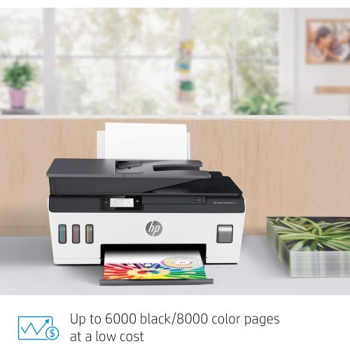 에이치피 HP Smart -Tank Plus 651 Wireless All-in-One Ink -Tank Printer | up to 2 Years of Ink in Bottles | Auto Document Feeder | Mobile Print, Scan, Copy (7XV38A)