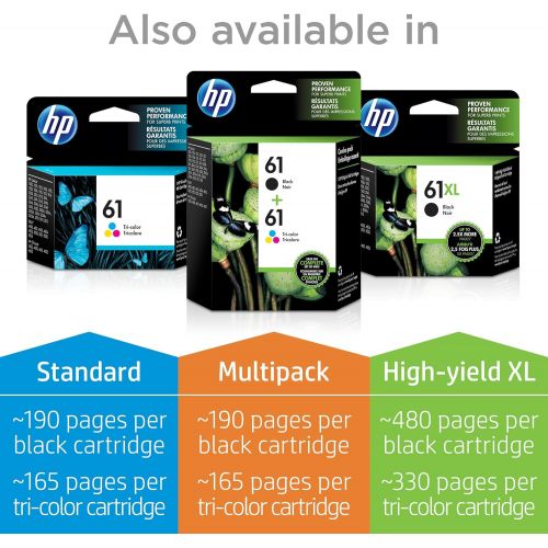 에이치피 HP 61 | 2 Ink Cartridges | Black | CH561WN