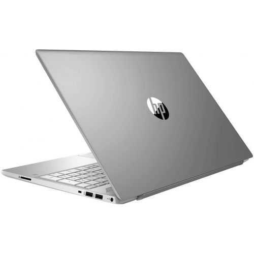 에이치피 2019 HP Pavilion Flagship 15.6 Full HD IPS Touchscreen Laptop, Intel Quad Core i7-8550U, 12GB DDR4 Memory, USB-C, Bluetooth, WiFi, Backlit Keyboard, Windows 10, Silver (256GB SSD+1