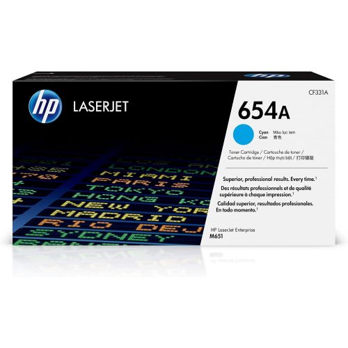 에이치피 HP 654A | CF331A | Toner Cartridge | Cyan