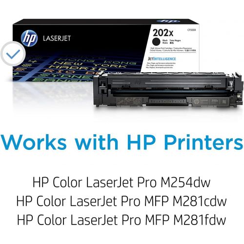 에이치피 HP 202X | CF500X | Toner Cartridge | Black | High Yield