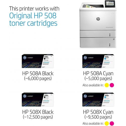 에이치피 HP LaserJet Enterprise M553x Color Printer, (B5L26A) , White , Standard