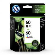 HP 60 | 2 Ink Cartridges | Black, Tri-color | CC640WN, CC643WN, Model:N9H63FN#140