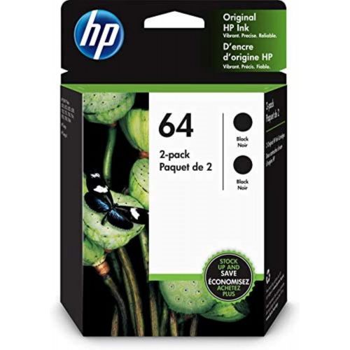 에이치피 HP 64 | 2 Ink Cartridge | Black | 3YP22AN