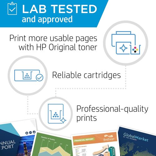 에이치피 HP 410A | CF411A, CF412A, CF413A | 3 Toner Cartridges | Cyan, Yellow, Magenta