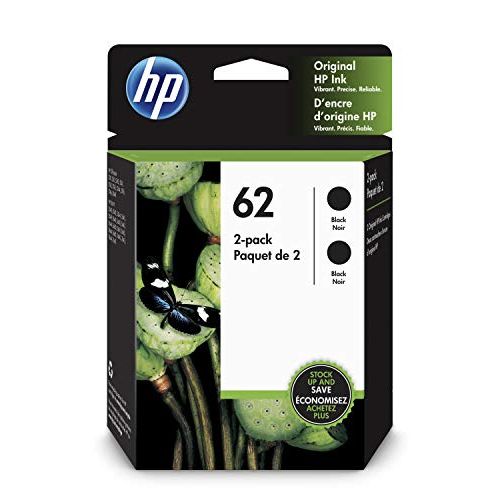 에이치피 HP 62 | 2 Ink Cartridges | Black | C2P04AN