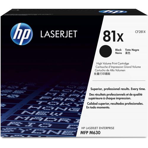 에이치피 HP 81X | CF281X | Toner Cartridge | Black | High Yield