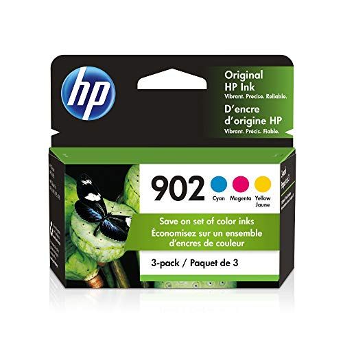 에이치피 HP 902 | 3 Ink Cartridges | Cyan, Magenta, Yellow | T6L86AN, T6L90AN, T6L94AN (T0A38AN#140)