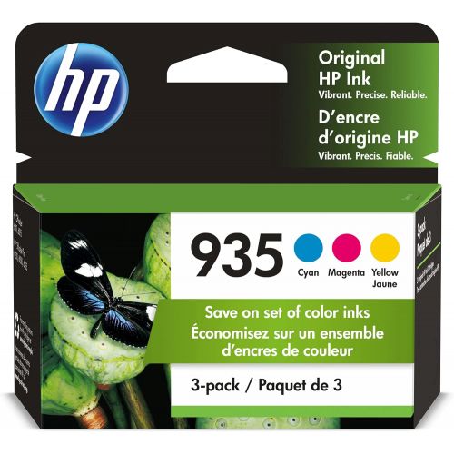 에이치피 HP 935 | 3 Ink Cartridges | Cyan, Magenta, Yellow | C2P20AN, C2P21A, C2P22AN