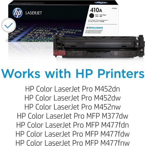 에이치피 HP CF410A Laserjet 410A Toner Cartridge, Black, Pack of 1