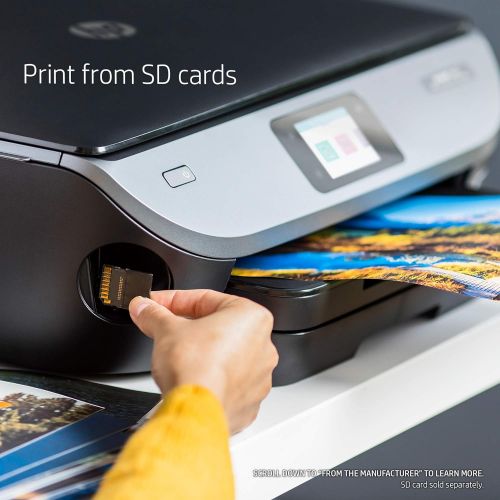 에이치피 HP Envy Photo 7155 All in One Photo Printer with Wireless Printing, HP Instant Ink or Amazon Dash Replenishment Ready (K7G93A)