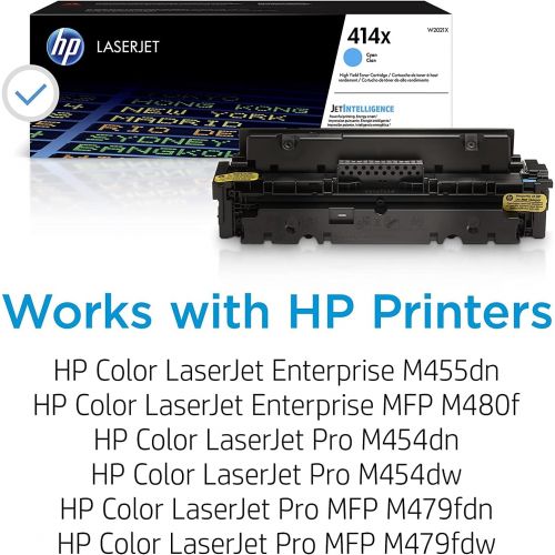 에이치피 HP 414X | W2021X | Toner Cartridge | Cyan | High Yield