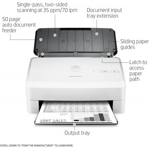 에이치피 HP ScanJet Pro 3000 s3 Sheet-feed OCR Scanner