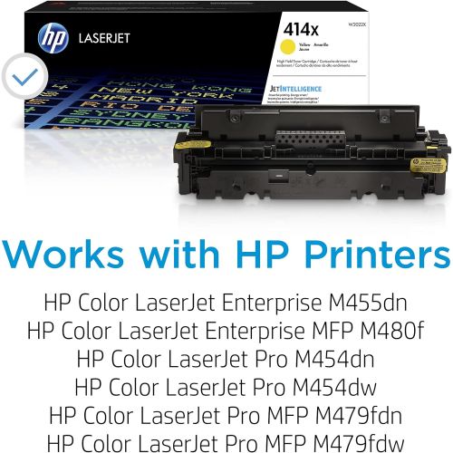 에이치피 HP 414X | W2022X | Toner Cartridge | Yellow | High Yield