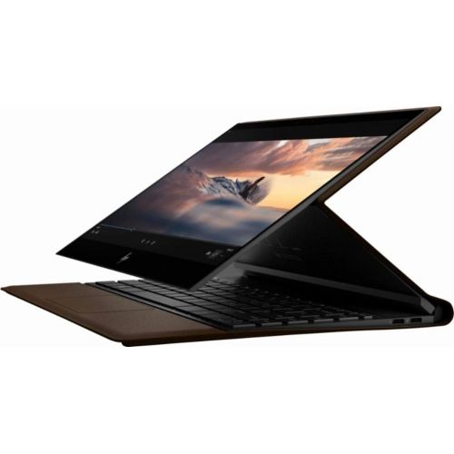 에이치피 HP - Spectre Folio Leather 2-in-1 13.3 Touch-Screen Laptop - Intel Core i7 - 8GB Memory - 256GB Solid State Drive - Cognac Brown