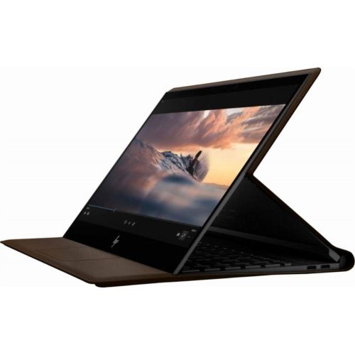 에이치피 HP - Spectre Folio Leather 2-in-1 13.3 Touch-Screen Laptop - Intel Core i7 - 8GB Memory - 256GB Solid State Drive - Cognac Brown