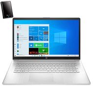 2020 HP 17 17.3 HD+ Laptop Computer, Intel Quad-Core i5-8265U Up to 3.9GHz (Beats i7-7500U), 8GB DDR4 RAM, 1TB HDD, DVDRW, 802.11AC WiFi, Bluetooth 4.2, Black, Windows 10, YZAKKA M