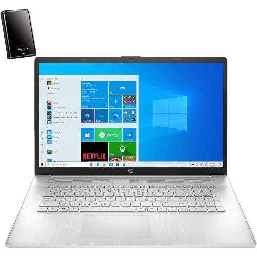 에이치피 2020 HP 17 17.3 HD+ Laptop Computer, Intel Quad-Core i5-8265U Up to 3.9GHz (Beats i7-7500U), 8GB DDR4 RAM, 1TB HDD, DVDRW, 802.11AC WiFi, Bluetooth 4.2, Black, Windows 10, YZAKKA M