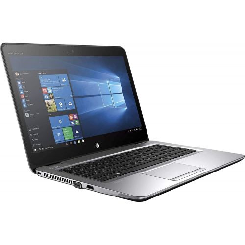 에이치피 HP EliteBook 840 G3 14 Anti-Glare HD Business Laptop (Intel Core i5-6300U, 8GB DDR4, 256GB SSD) Fingerprint, Backlit, DP, VGA, Type-C, CAN/US Keyboard, Windows 10 Pro Downgradeable