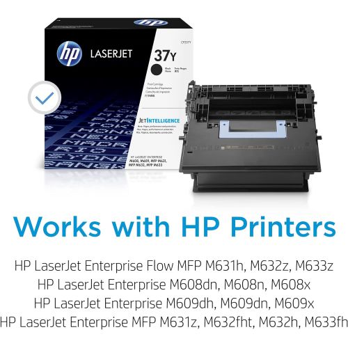 에이치피 HP 37Y | CF237Y | Toner Cartridge | Black | High Yield